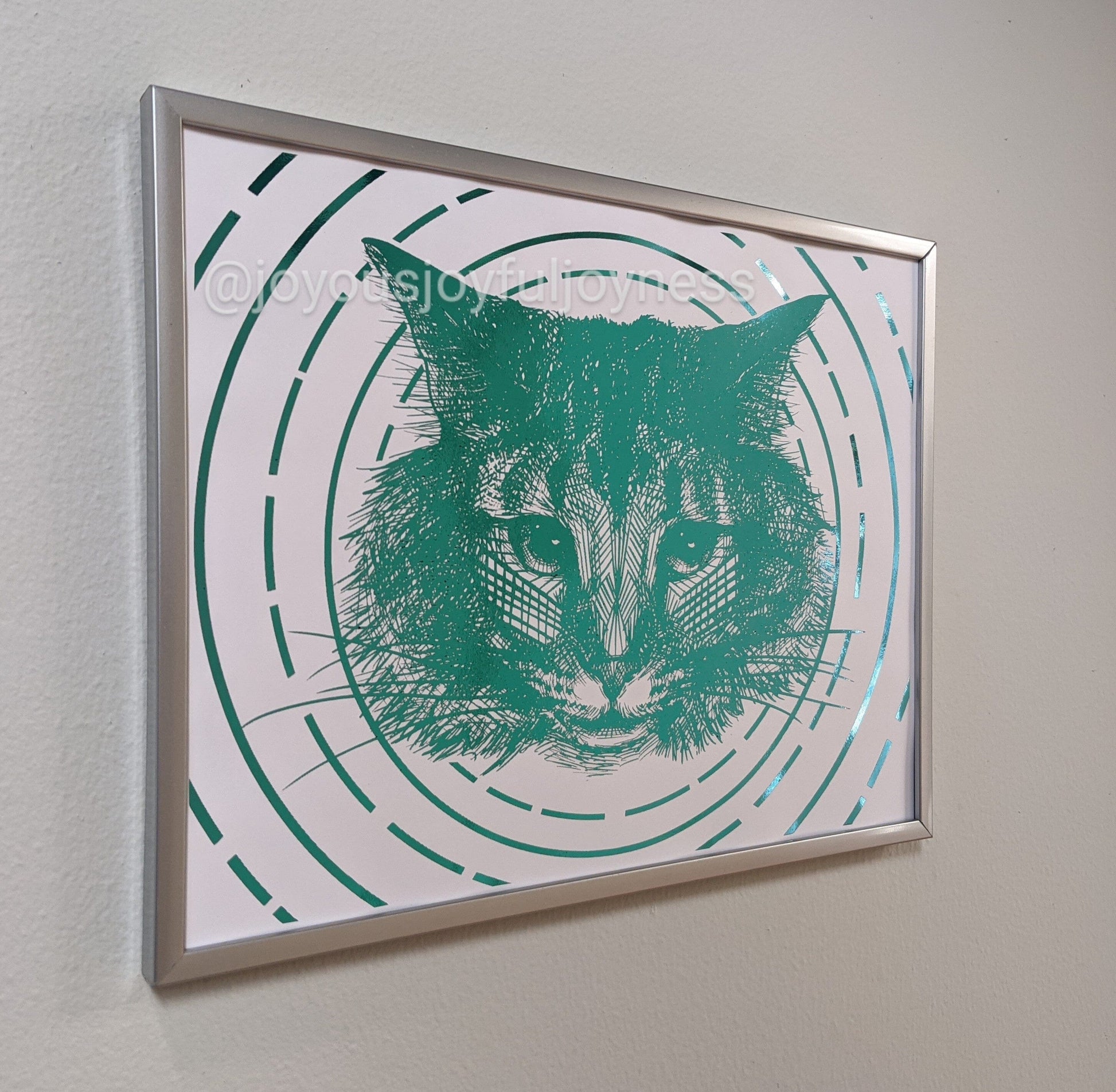 Ready-Made Cat Portraits Posters, Prints, & Visual Artwork JoyousJoyfulJoyness 