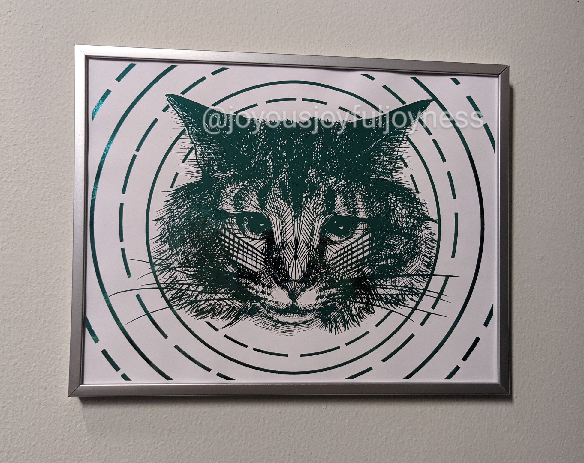 Ready-Made Cat Portraits Posters, Prints, & Visual Artwork JoyousJoyfulJoyness 