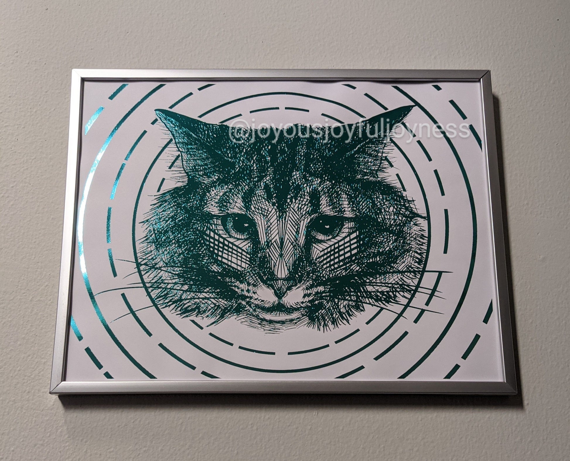 Ready-Made Cat Portraits Posters, Prints, & Visual Artwork JoyousJoyfulJoyness 