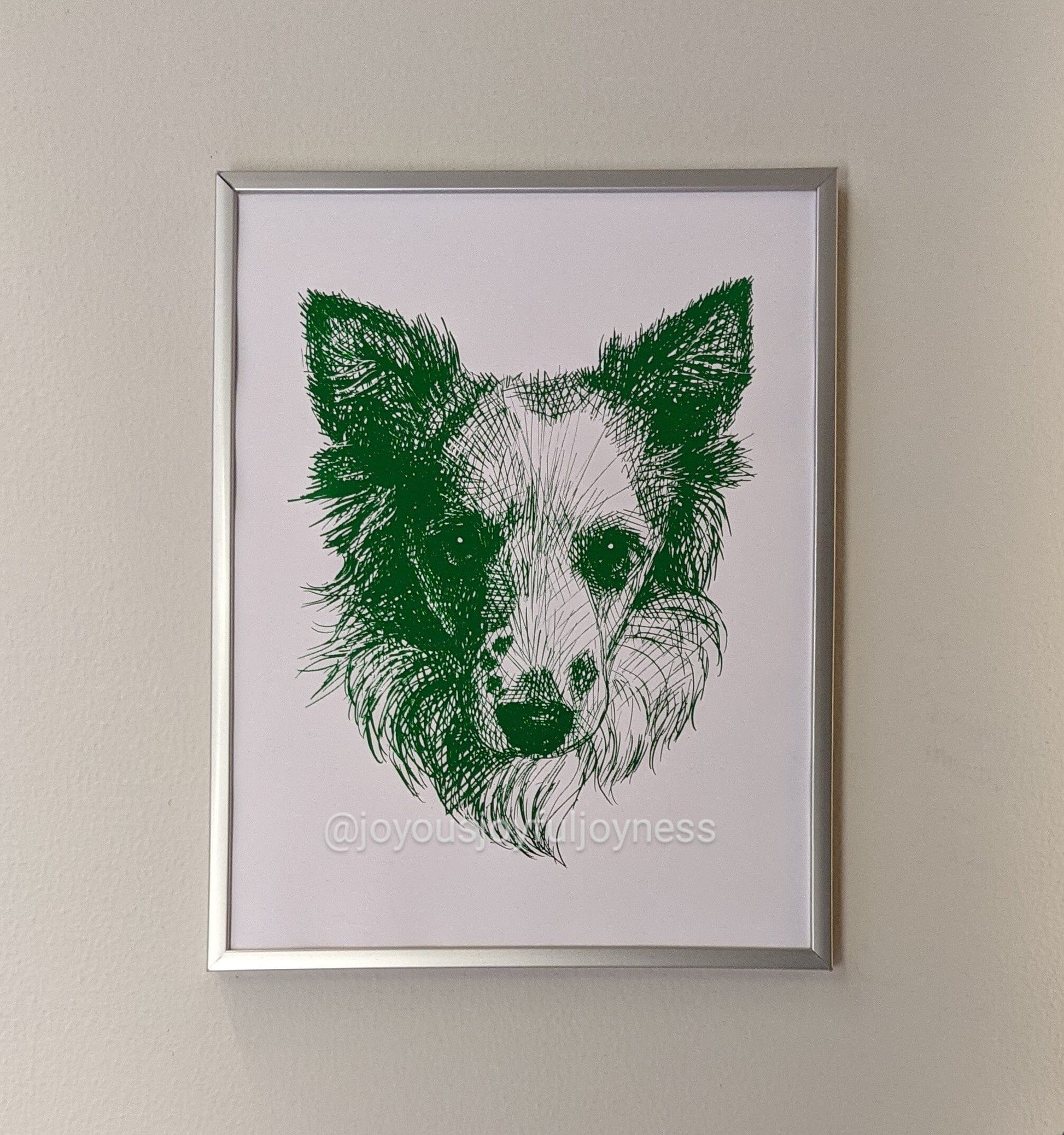 Ready-Made Dog Portraits Posters, Prints, & Visual Artwork JoyousJoyfulJoyness 