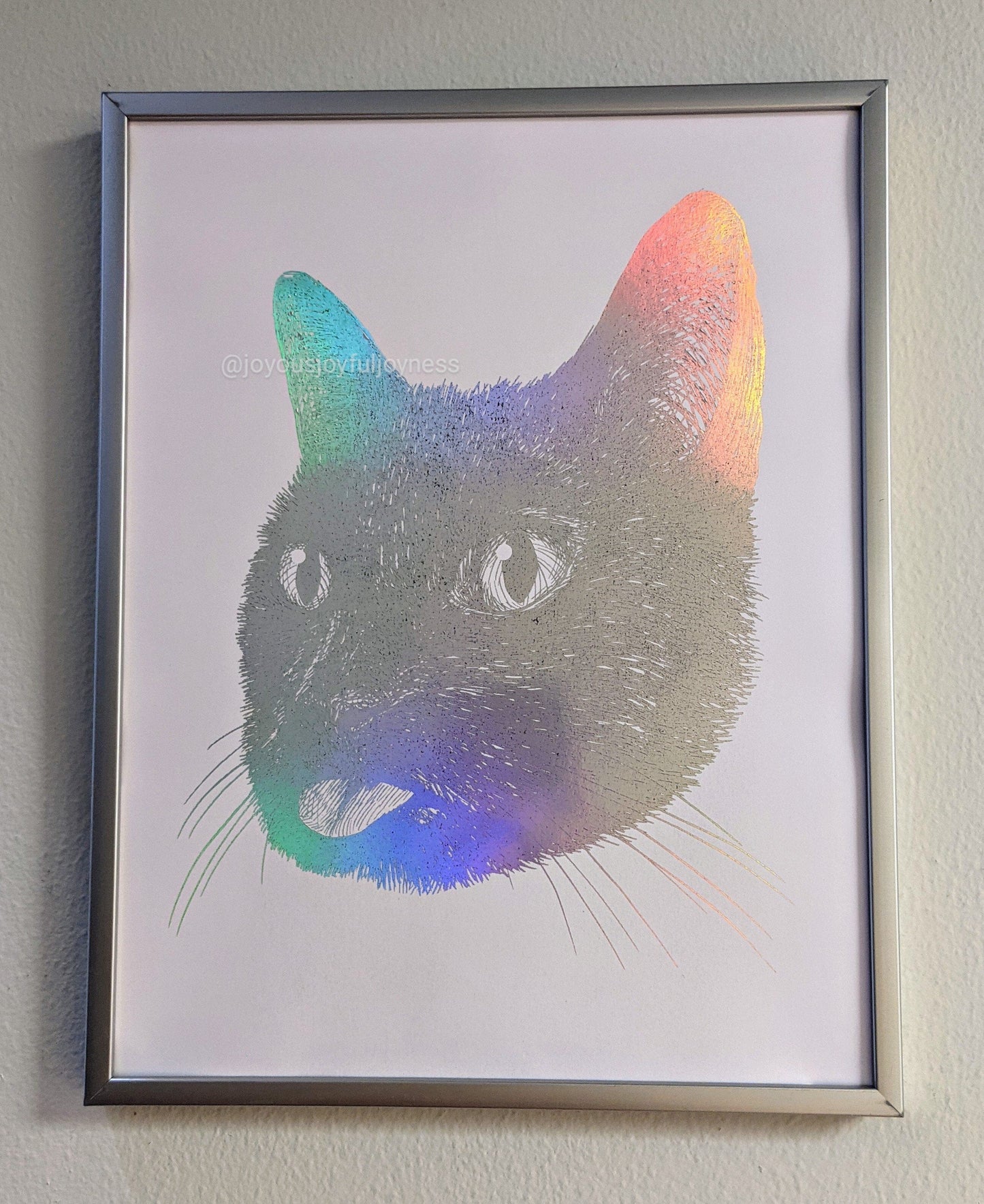 Kitten Portrait Drawings Posters, Prints, & Visual Artwork JoyousJoyfulJoyness 