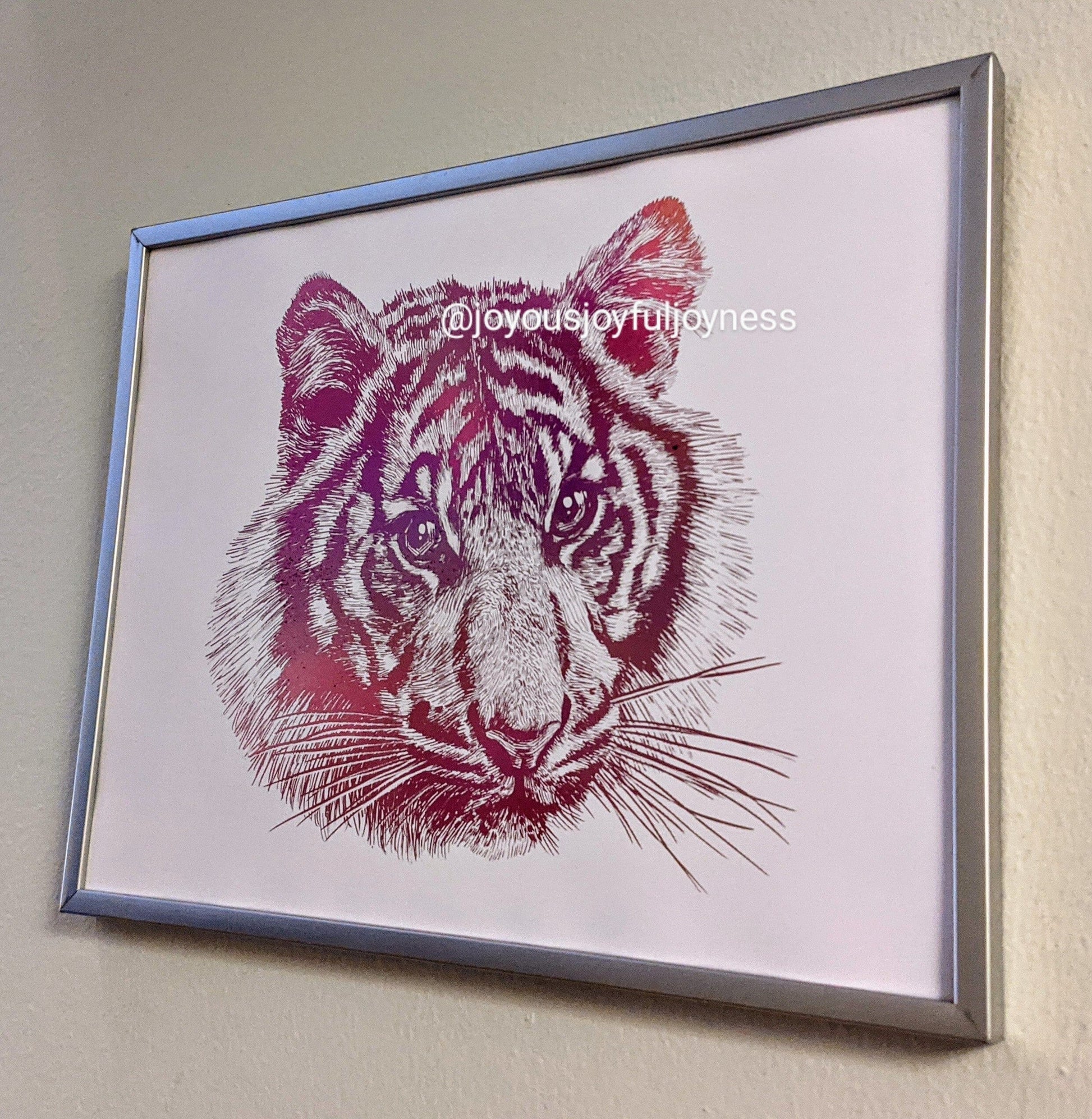 Ready-Made Tiger Prints Posters, Prints, & Visual Artwork JoyousJoyfulJoyness 