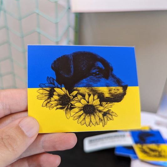 Dog of Ukraine Sticker (Limited Quantities) Decorative Stickers JoyousJoyfulJoyness 