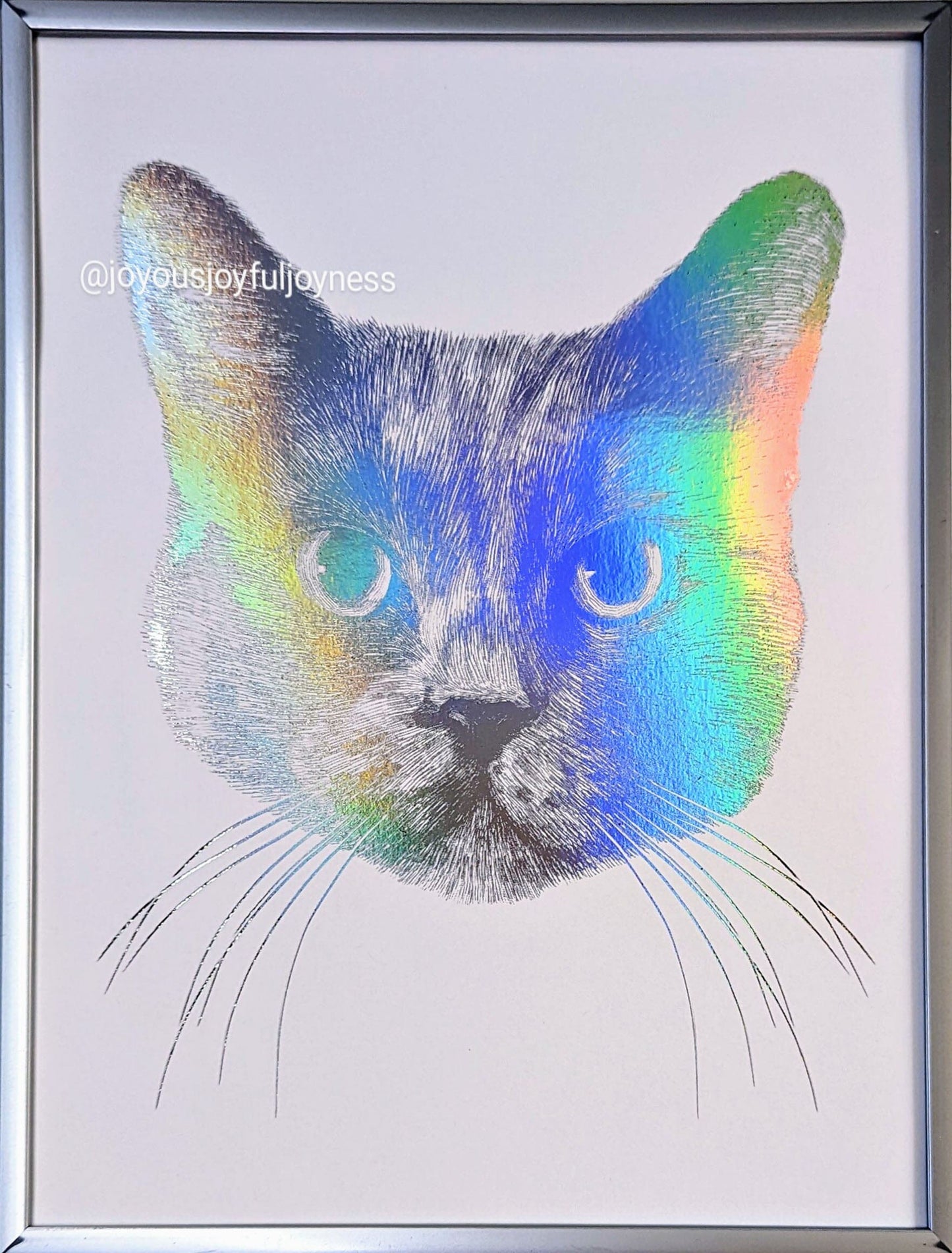 Custom Cat Drawings Posters, Prints, & Visual Artwork JoyousJoyfulJoyness 