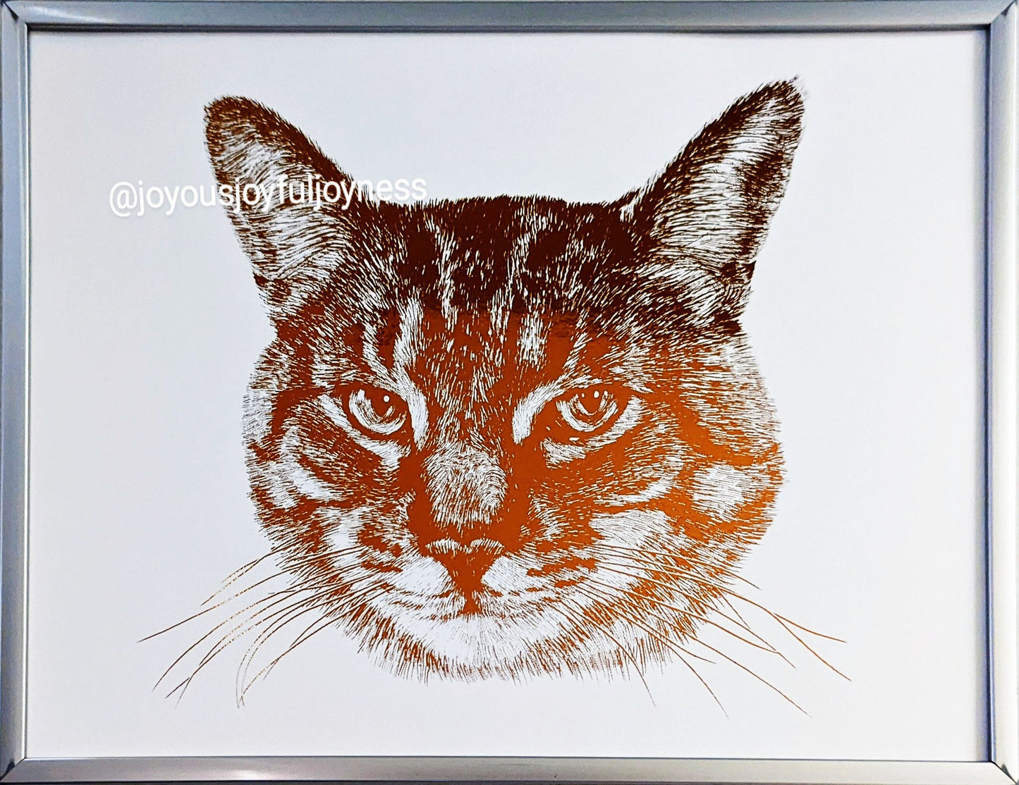 Custom Cat Art Posters, Prints, & Visual Artwork JoyousJoyfulJoyness 