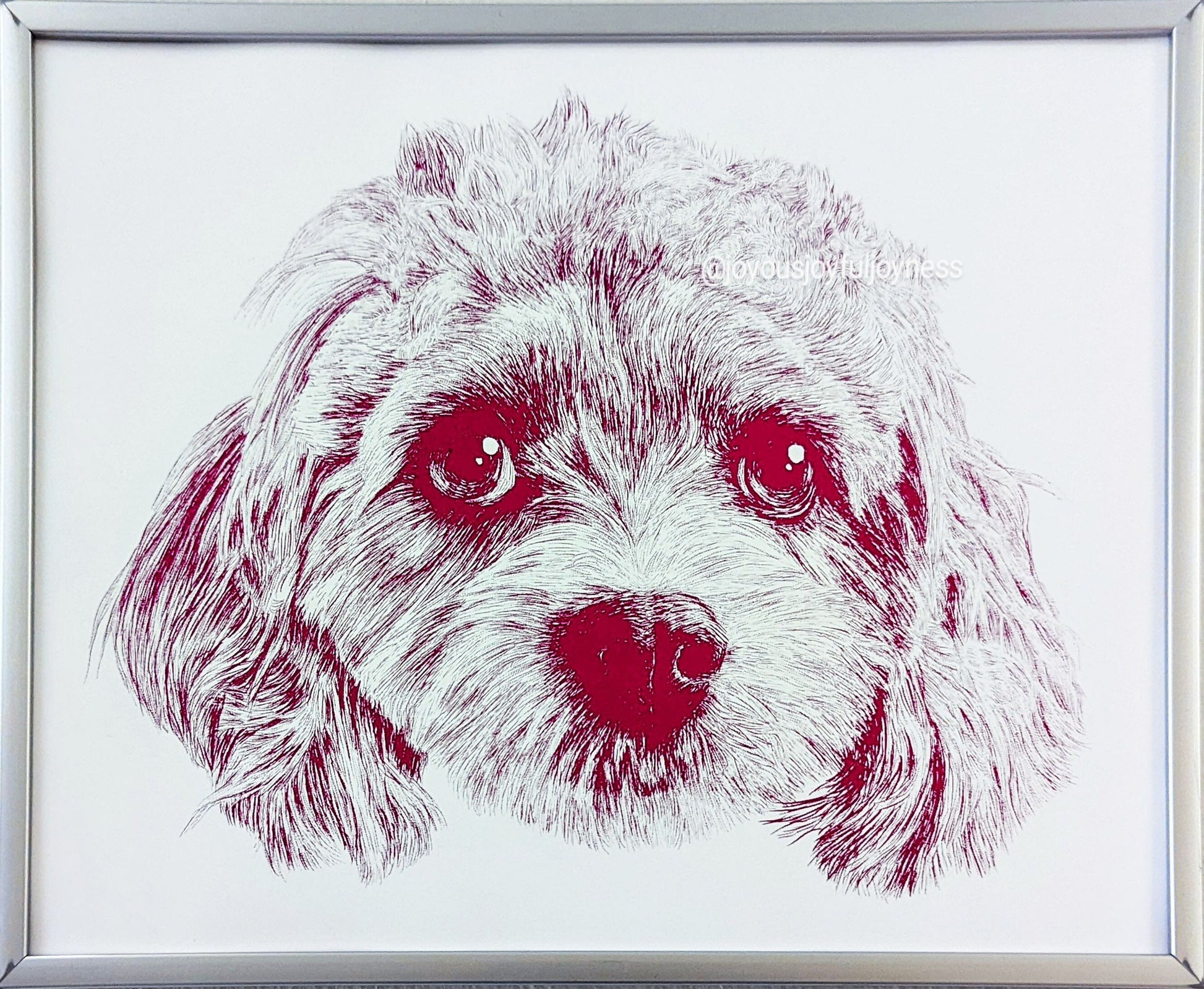 Handmade Puppy Portraits Posters, Prints, & Visual Artwork JoyousJoyfulJoyness 
