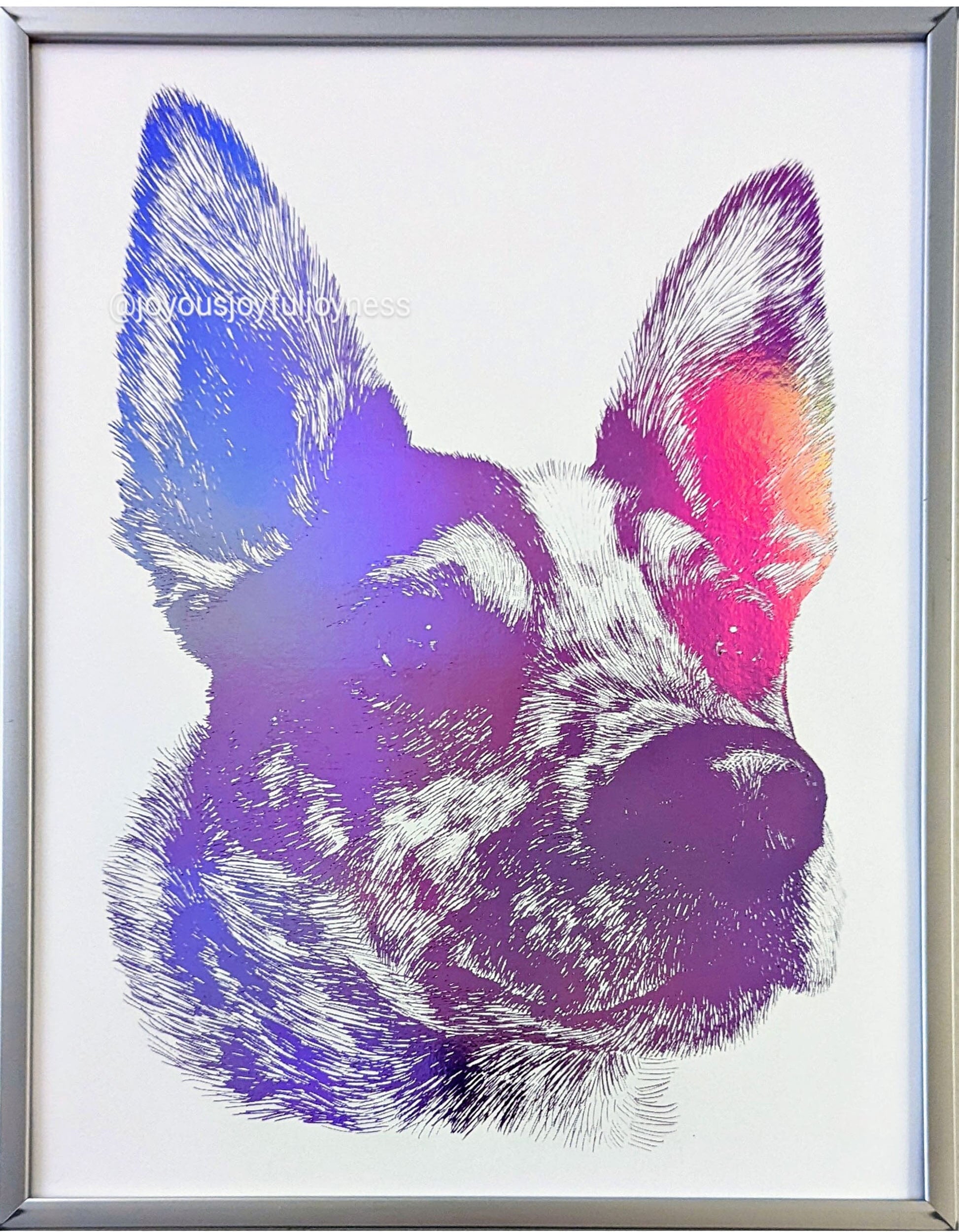 Custom Dog Drawings Posters, Prints, & Visual Artwork JoyousJoyfulJoyness 
