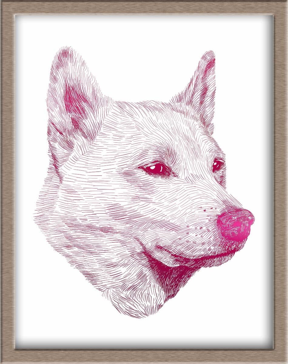 Custom Foiled Pet Portraits Pre-Order (starting at $320) Posters, Prints, & Visual Artwork JoyousJoyfulJoyness 