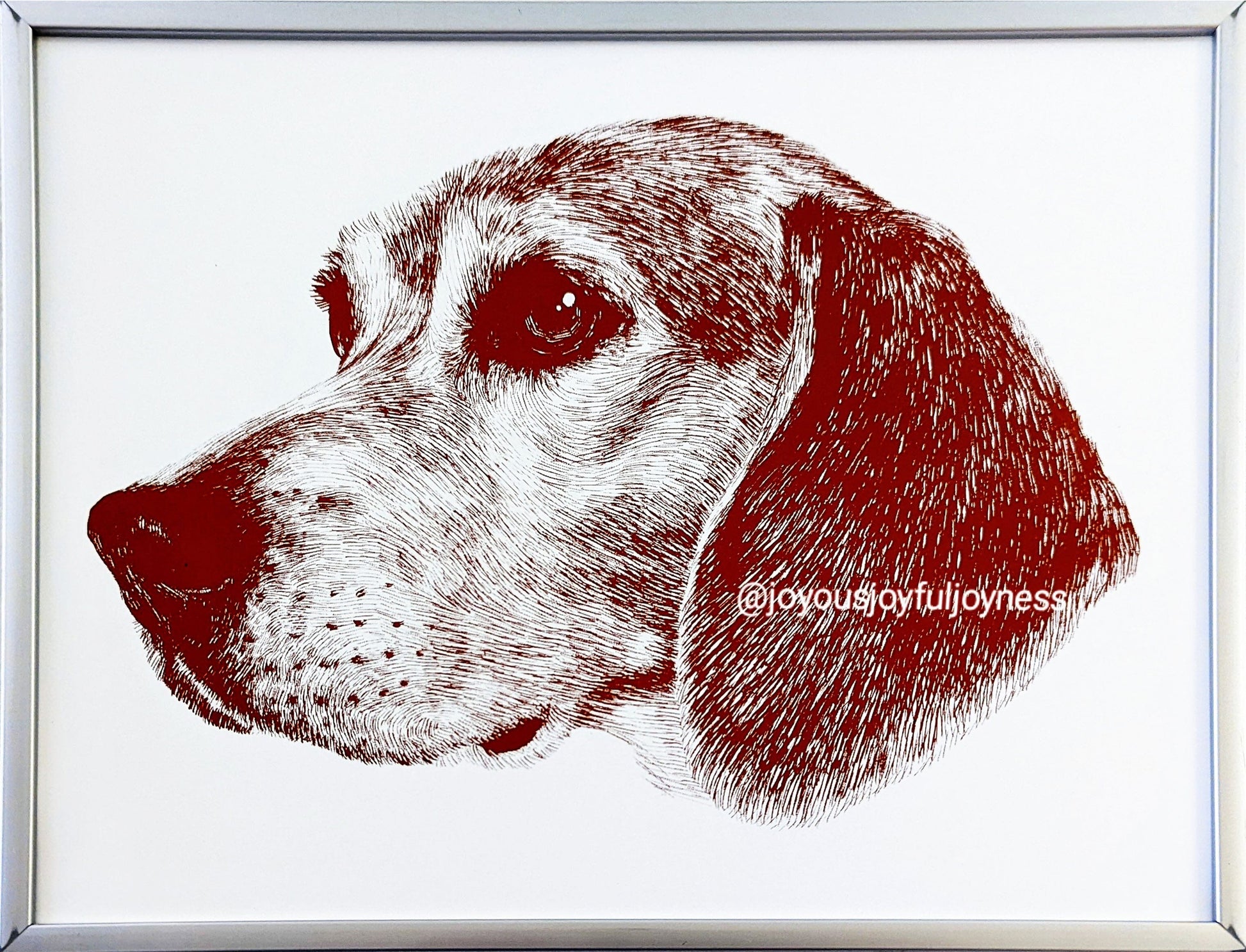 Handmade Puppy Portraits Posters, Prints, & Visual Artwork JoyousJoyfulJoyness 