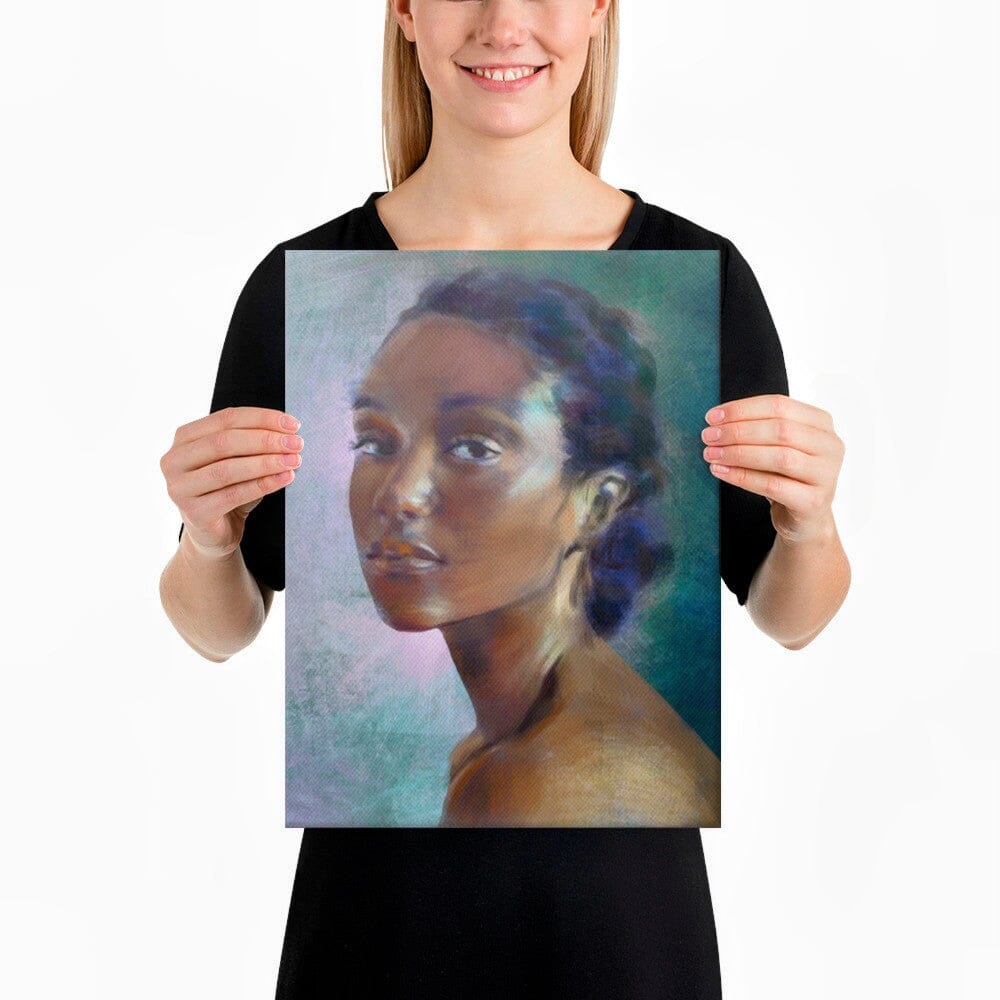 Painting of an African American Woman [Unfoiled] Posters, Prints, & Visual Artwork JoyousJoyfulJoyness 