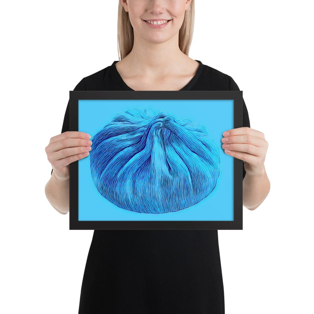 Dumpling Framed Poster (Crystal Two) [Unfoiled] JoyousJoyfulJoyness Black 11″×14″ 