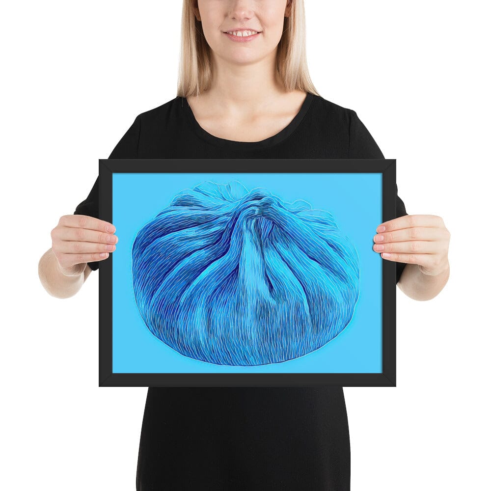 Dumpling Framed Poster (Crystal Two) [Unfoiled] JoyousJoyfulJoyness Black 12″×16″ 