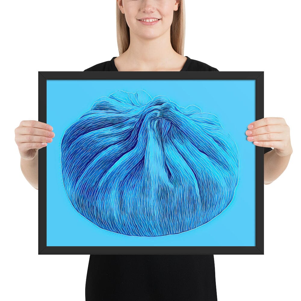 Dumpling Framed Poster (Crystal Two) [Unfoiled] JoyousJoyfulJoyness Black 16″×20″ 
