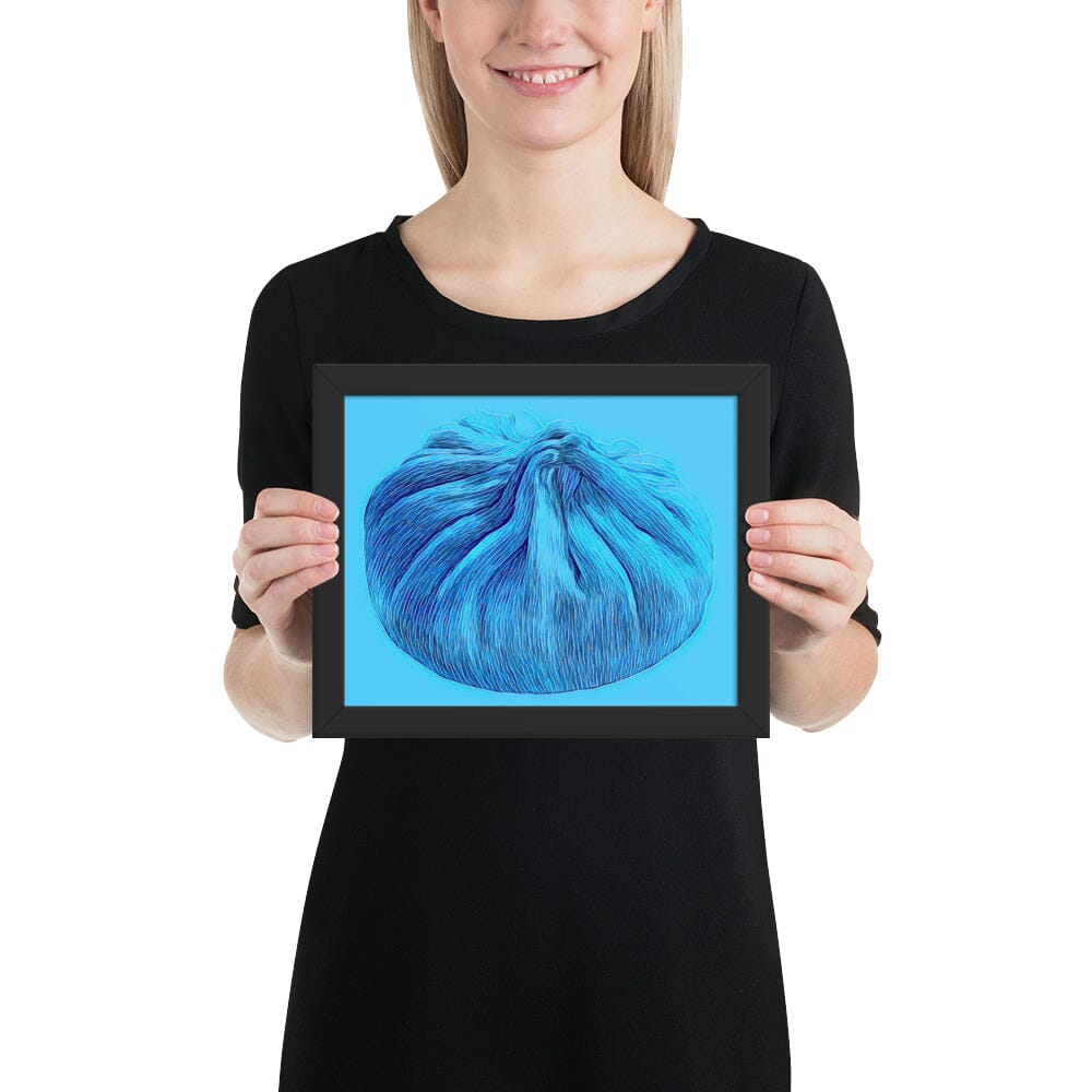 Dumpling Framed Poster (Crystal Two) [Unfoiled] JoyousJoyfulJoyness Black 8″×10″ 