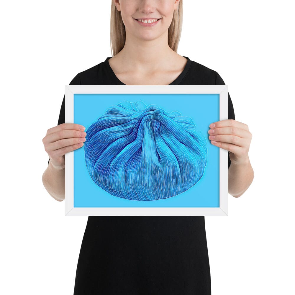 Dumpling Framed Poster (Crystal Two) [Unfoiled] JoyousJoyfulJoyness White 11″×14″ 