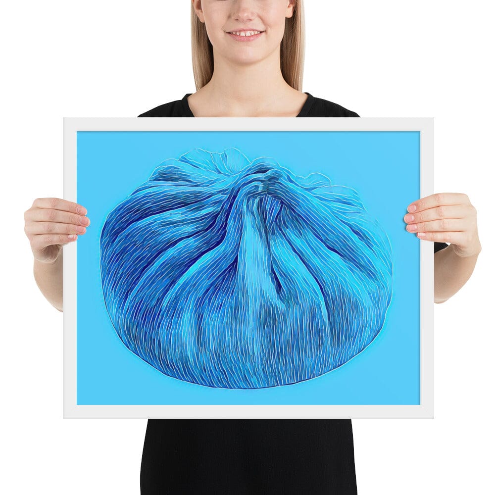 Dumpling Framed Poster (Crystal Two) [Unfoiled] JoyousJoyfulJoyness White 16″×20″ 