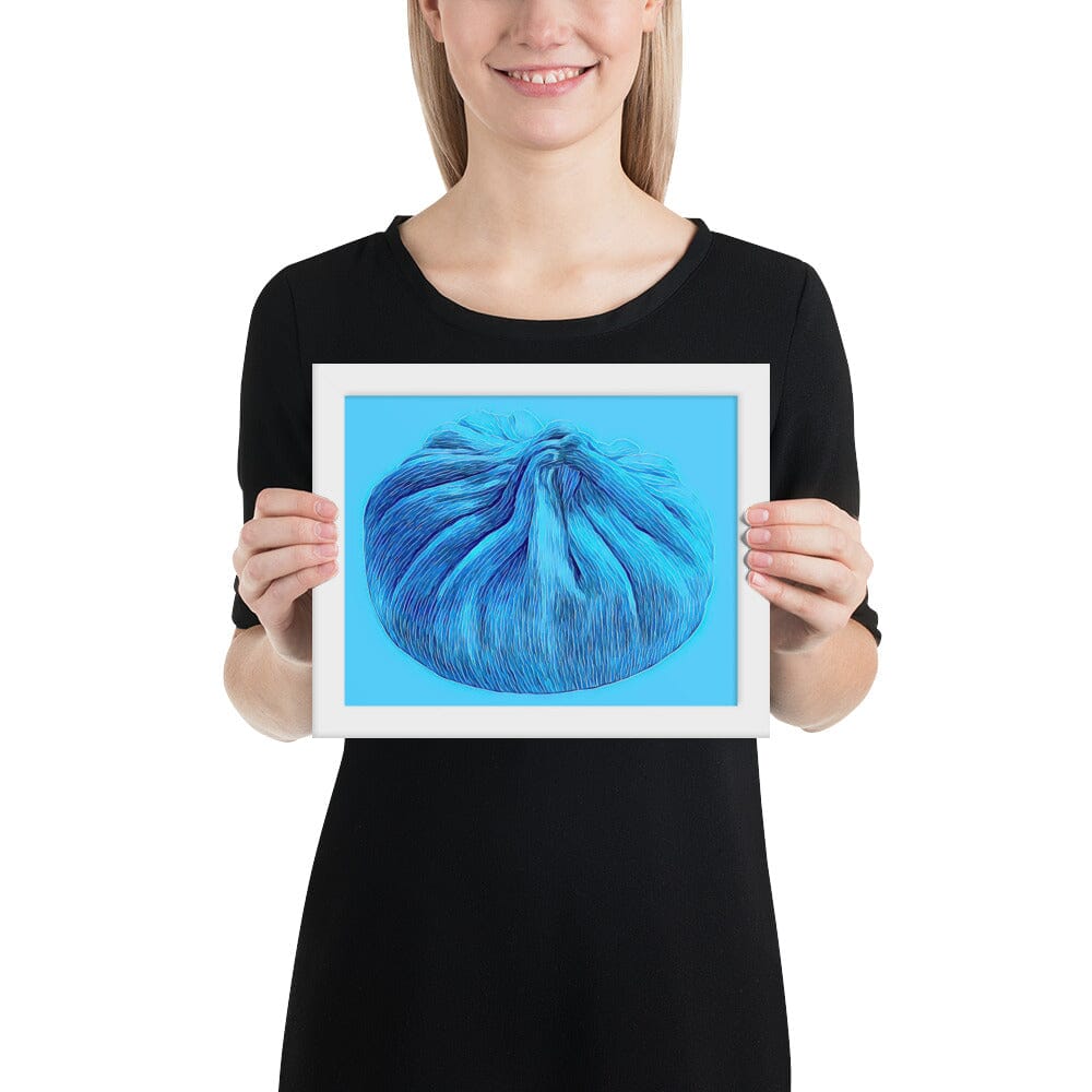 Dumpling Framed Poster (Crystal Two) [Unfoiled] JoyousJoyfulJoyness White 8″×10″ 