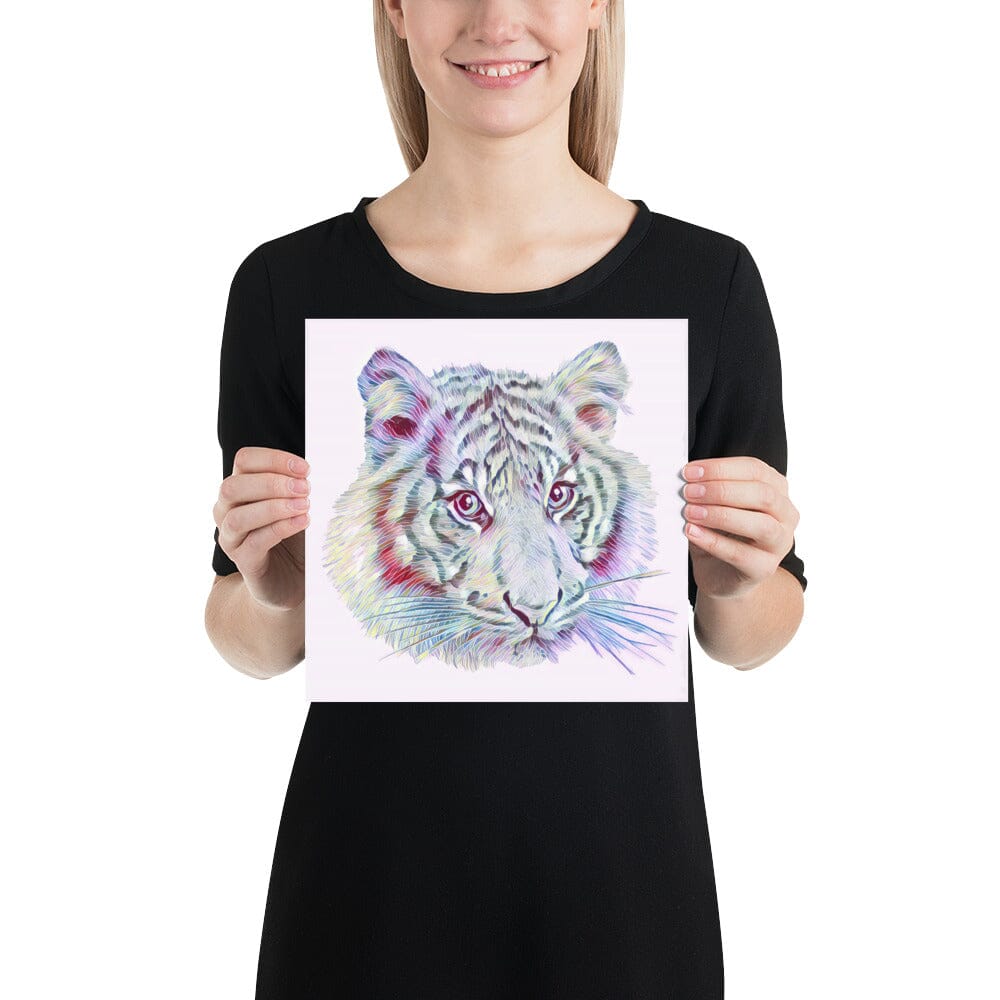 Tiger Poster (Dragonfly) [Unfoiled] Posters, Prints, & Visual Artwork JoyousJoyfulJoyness 10″×10″ 
