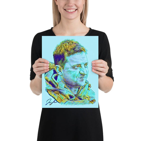 President Zelensky (Filter) Poster [Unfoiled] Posters, Prints, & Visual Artwork JoyousJoyfulJoyness 11″×14″ 