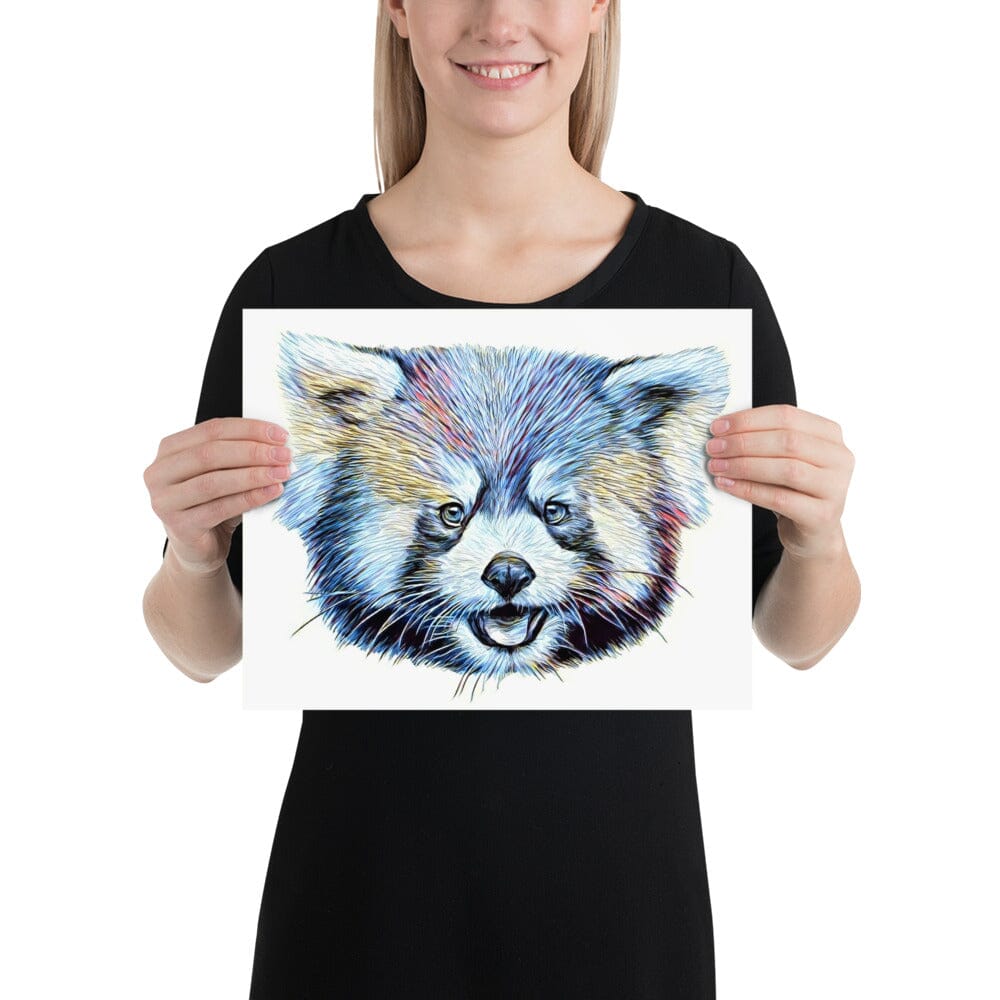 Red Panda Poster (surf) [Unfoiled] JoyousJoyfulJoyness 11″×14″ 