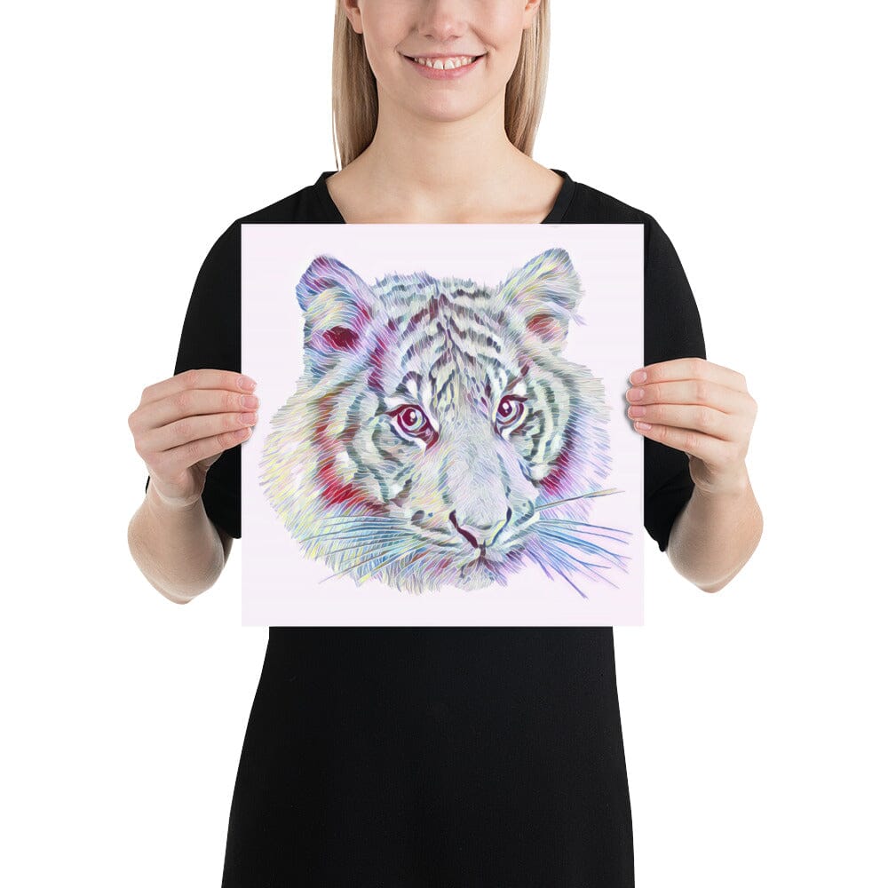 Tiger Poster (Dragonfly) [Unfoiled] Posters, Prints, & Visual Artwork JoyousJoyfulJoyness 12″×12″ 