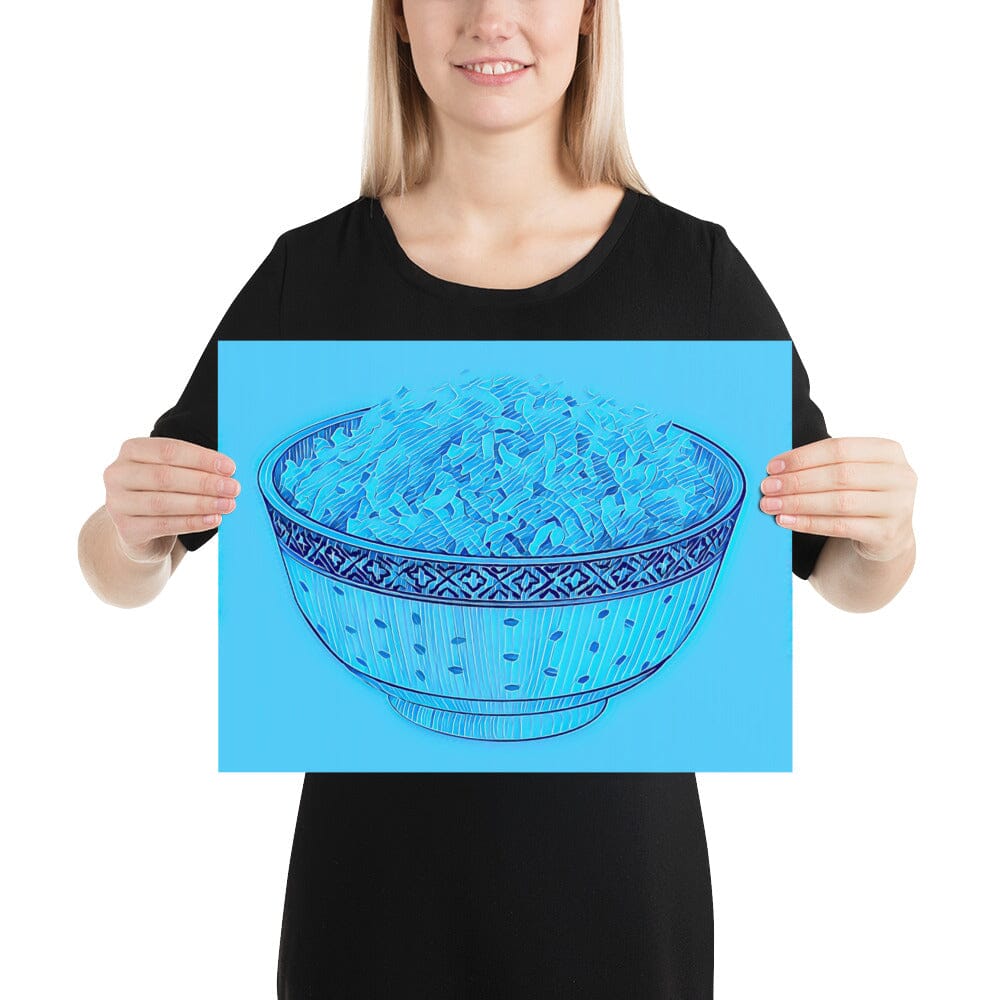 Bowl of Rice Poster (Crystal Two) [Unfoiled] JoyousJoyfulJoyness 12″×16″ 