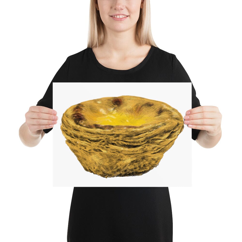 Egg Tart Poster [Unfoiled] JoyousJoyfulJoyness 12″×16″ 