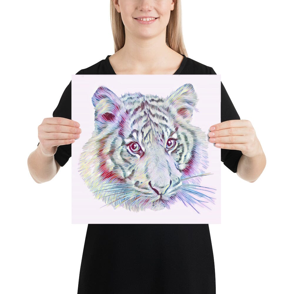 Tiger Poster (Dragonfly) [Unfoiled] Posters, Prints, & Visual Artwork JoyousJoyfulJoyness 14″×14″ 