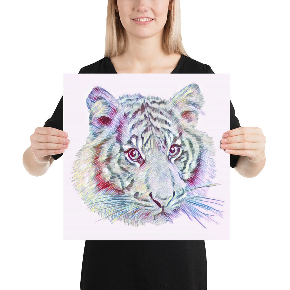 Tiger Poster (Dragonfly) [Unfoiled] Posters, Prints, & Visual Artwork JoyousJoyfulJoyness 16″×16″ 