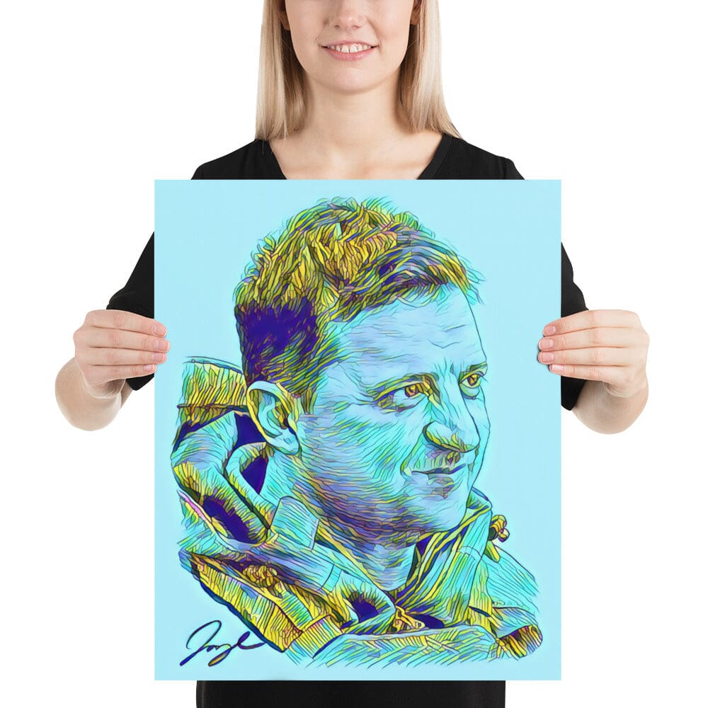 President Zelensky (Filter) Poster [Unfoiled] Posters, Prints, & Visual Artwork JoyousJoyfulJoyness 16″×20″ 