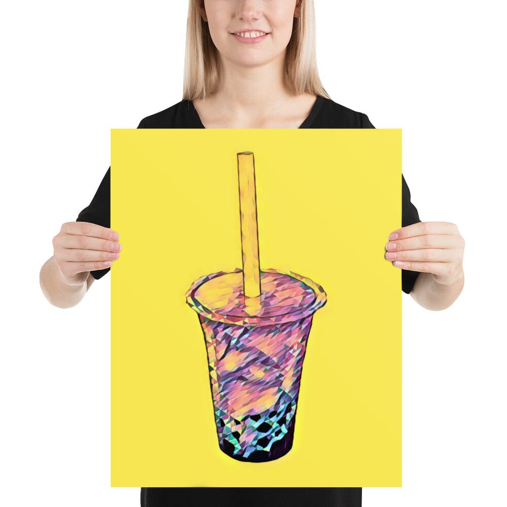 Boba Poster (Cake) [Unfoiled] JoyousJoyfulJoyness 16″×20″ 