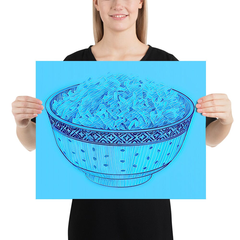 Bowl of Rice Poster (Crystal Two) [Unfoiled] JoyousJoyfulJoyness 16″×20″ 