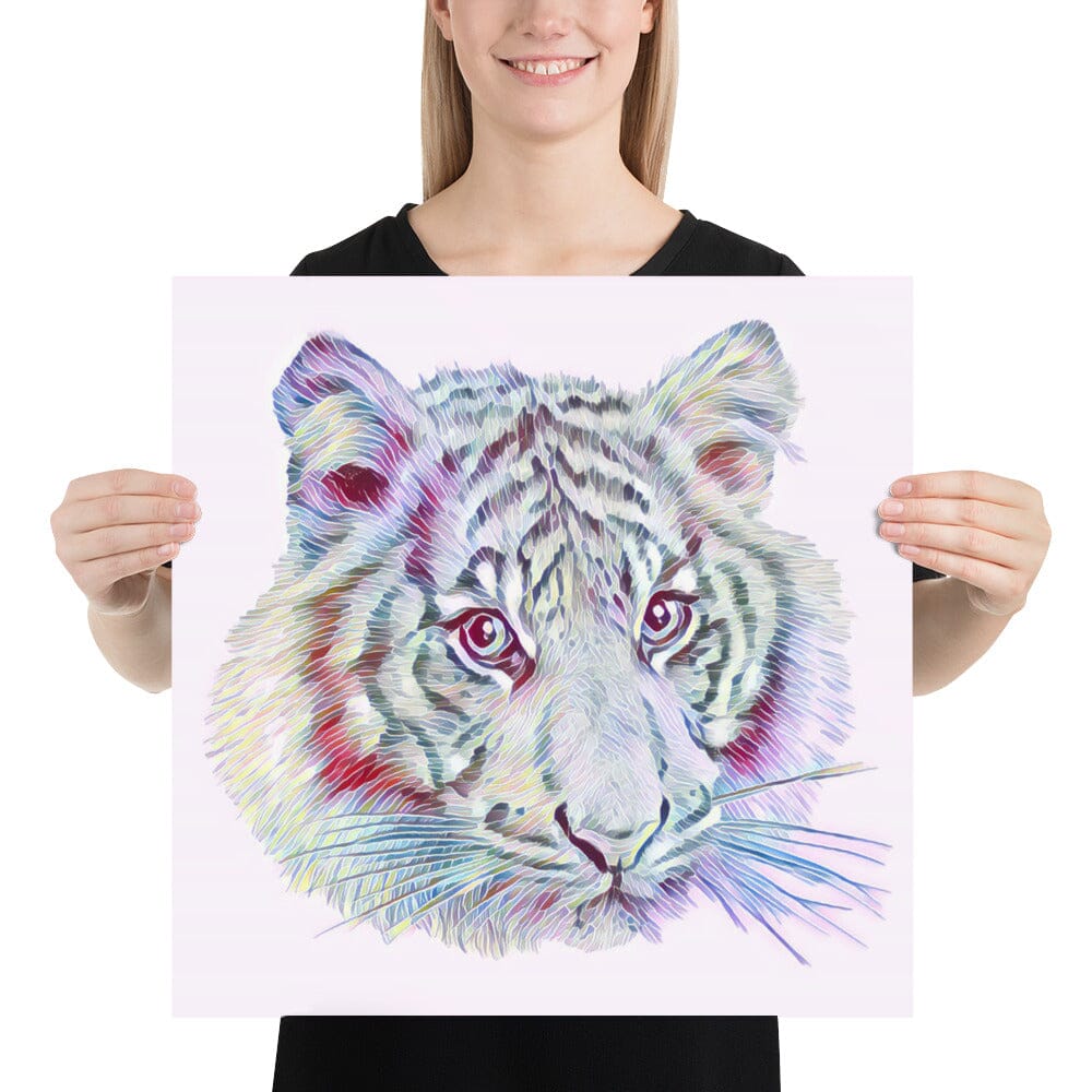 Tiger Poster (Dragonfly) [Unfoiled] Posters, Prints, & Visual Artwork JoyousJoyfulJoyness 18″×18″ 