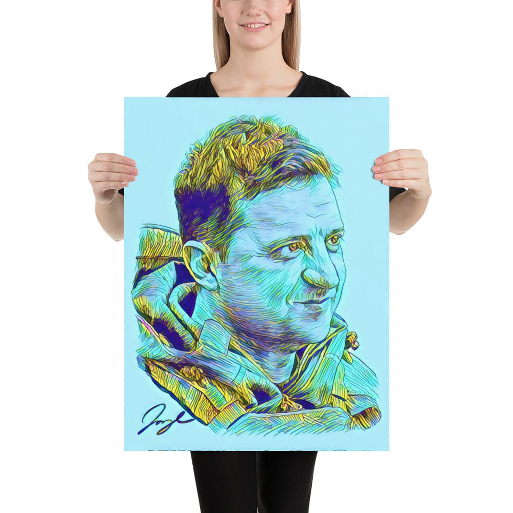 President Zelensky (Filter) Poster [Unfoiled] Posters, Prints, & Visual Artwork JoyousJoyfulJoyness 18″×24″ 