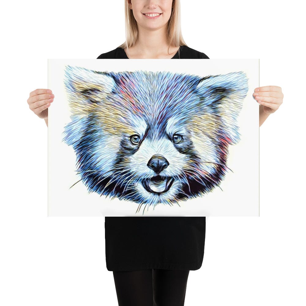 Red Panda Poster (surf) [Unfoiled] JoyousJoyfulJoyness 18″×24″ 