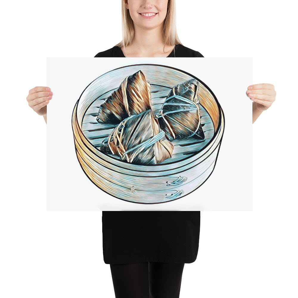 Zong Zi Poster (Passion Fruit) [Unfoiled] JoyousJoyfulJoyness 18″×24″ 
