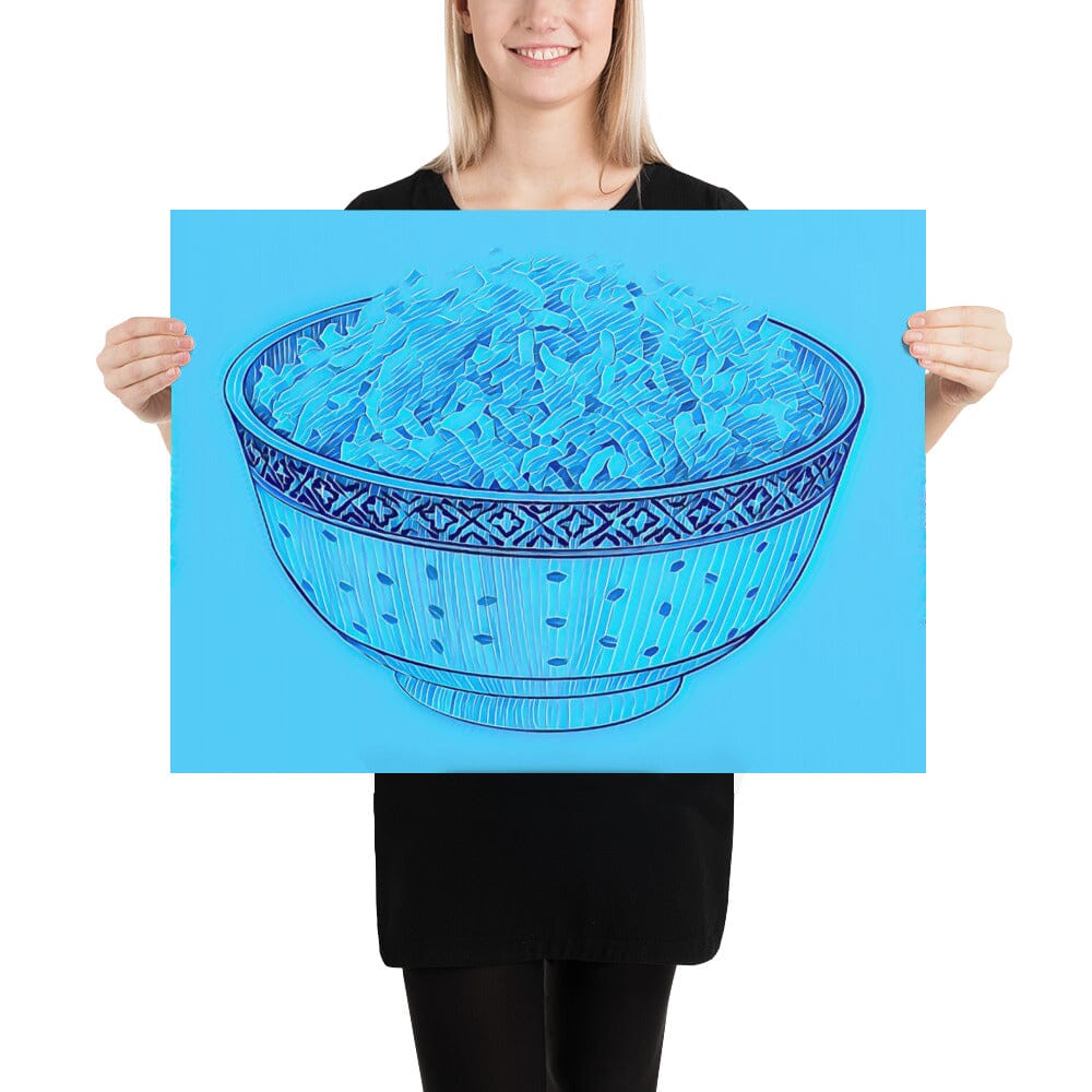 Bowl of Rice Poster (Crystal Two) [Unfoiled] JoyousJoyfulJoyness 18″×24″ 