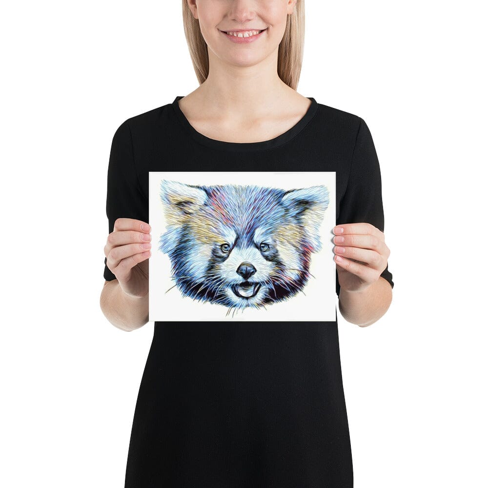 Red Panda Poster (surf) [Unfoiled] JoyousJoyfulJoyness 8″×10″ 