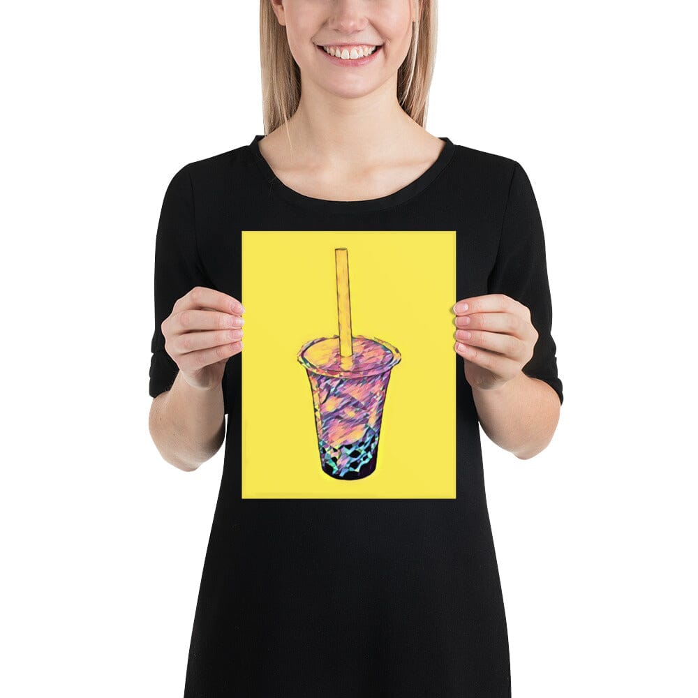 Boba Poster (Cake) [Unfoiled] JoyousJoyfulJoyness 8″×10″ 