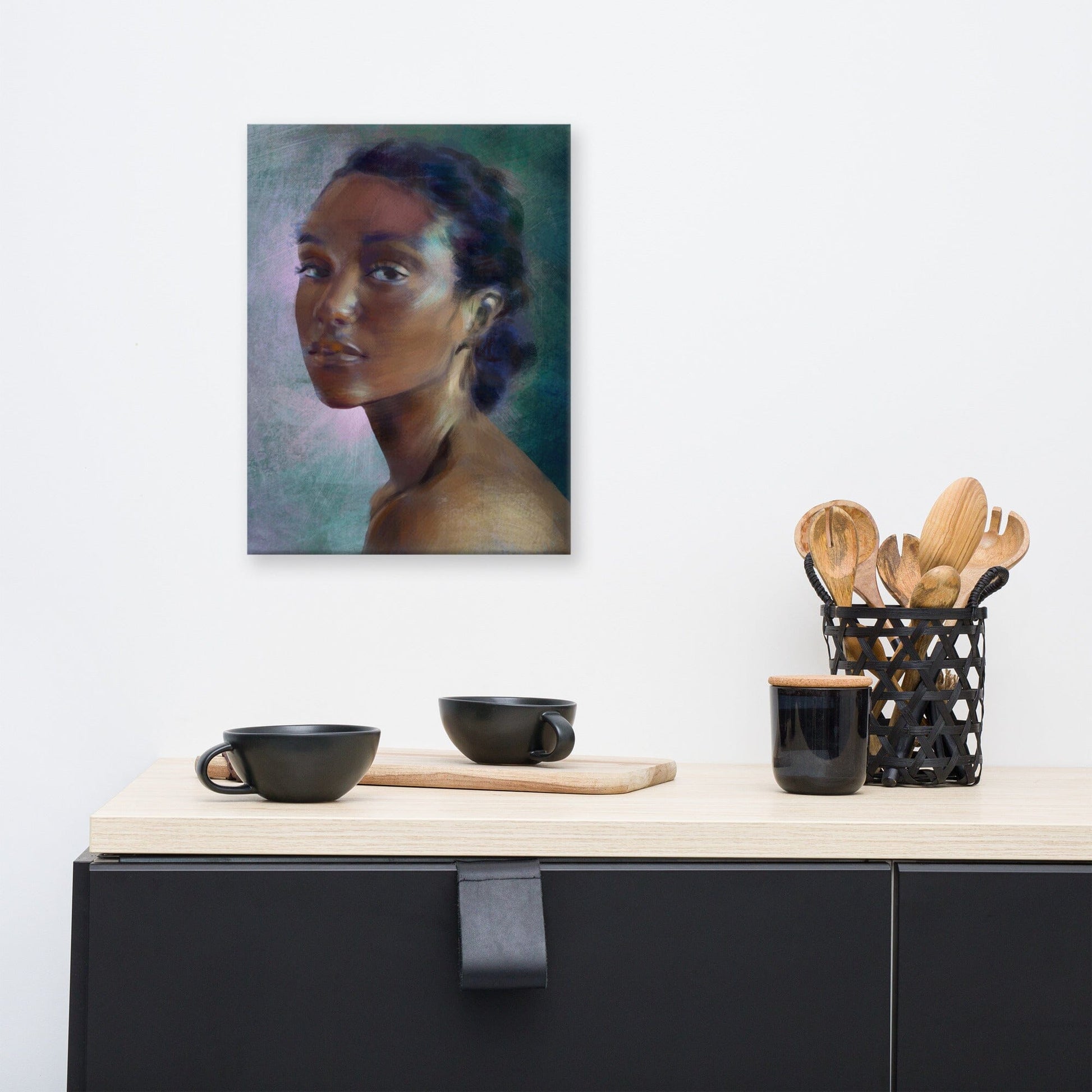 Painting of an African American Woman [Unfoiled] Posters, Prints, & Visual Artwork JoyousJoyfulJoyness 