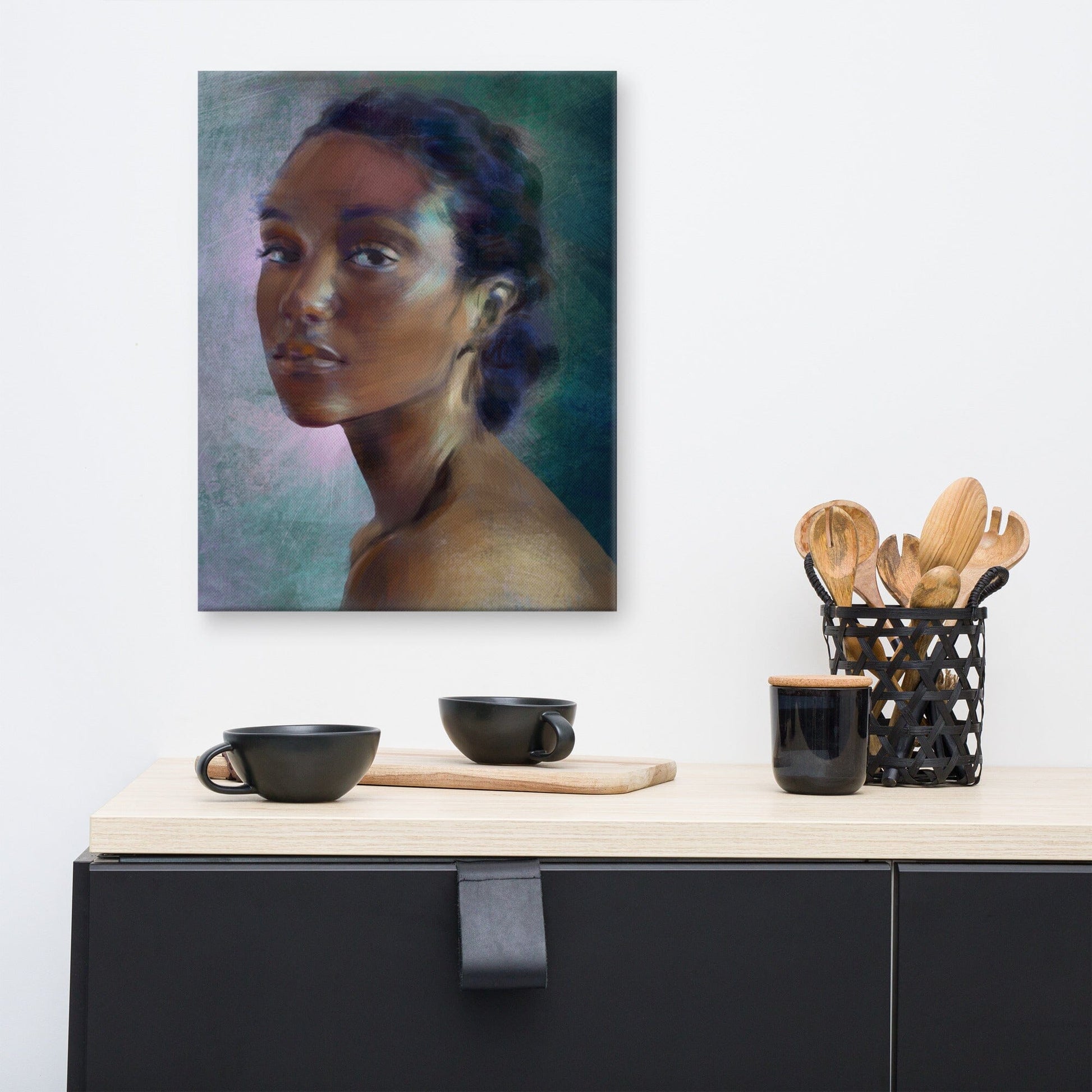 Painting of an African American Woman [Unfoiled] Posters, Prints, & Visual Artwork JoyousJoyfulJoyness 