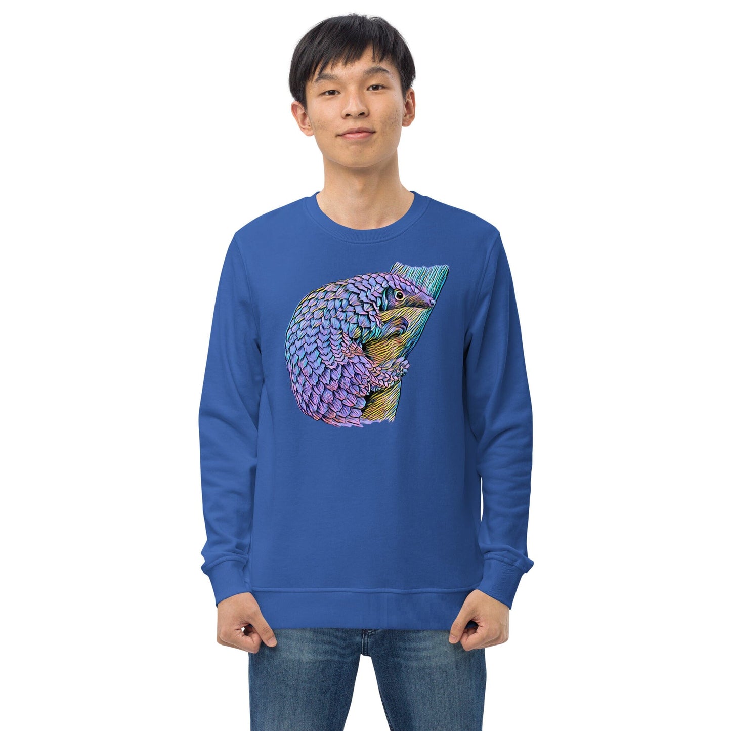 Pangolin Unisex Organic Sweatshirt JoyousJoyfulJoyness 